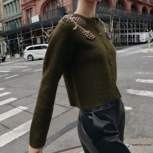 ZARA BEADED CARDIGAN - Picture 3 of 8